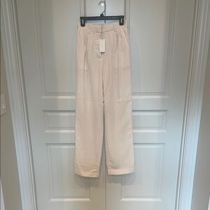 Elegant z supply Cream Wide-Leg Trousers